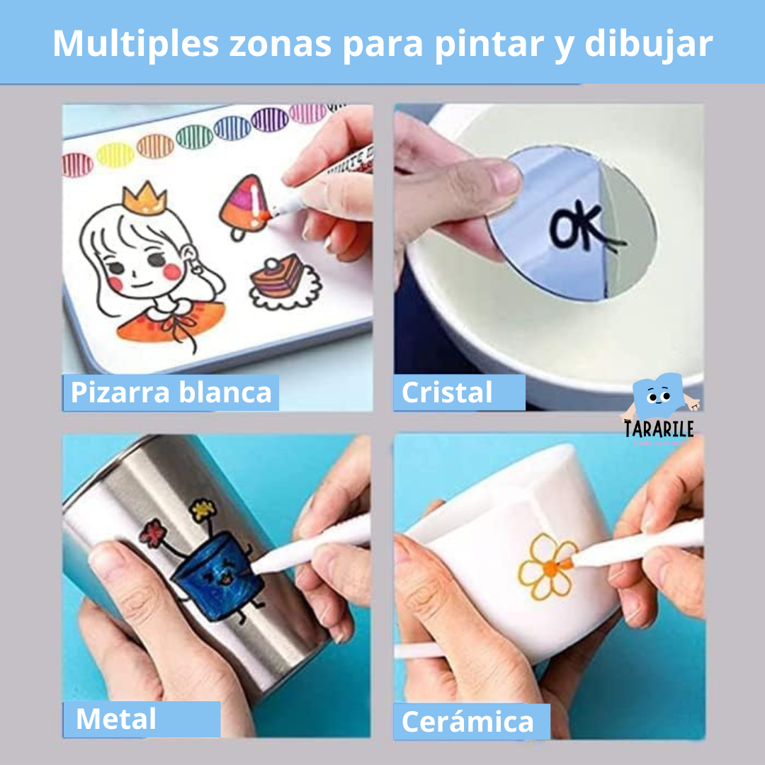 Rotuladores Mágicos de Colores para el Agua