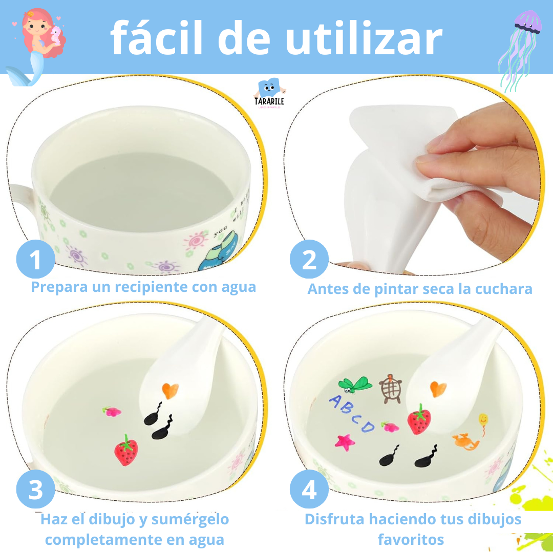 Rotuladores Mágicos de Colores para el Agua