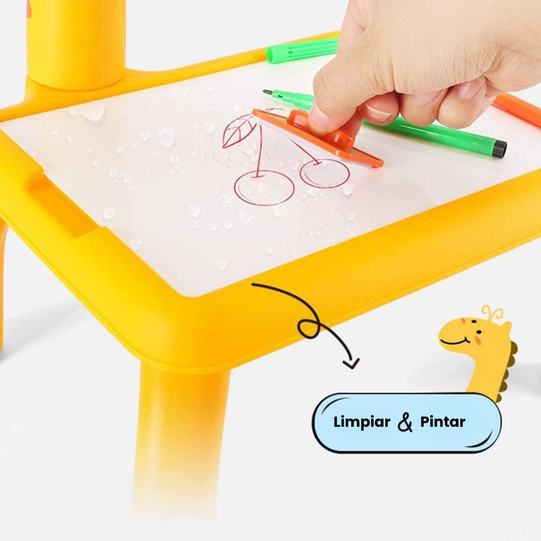 Mini Escritorio de Aprendizaje para niños pato-amarillo