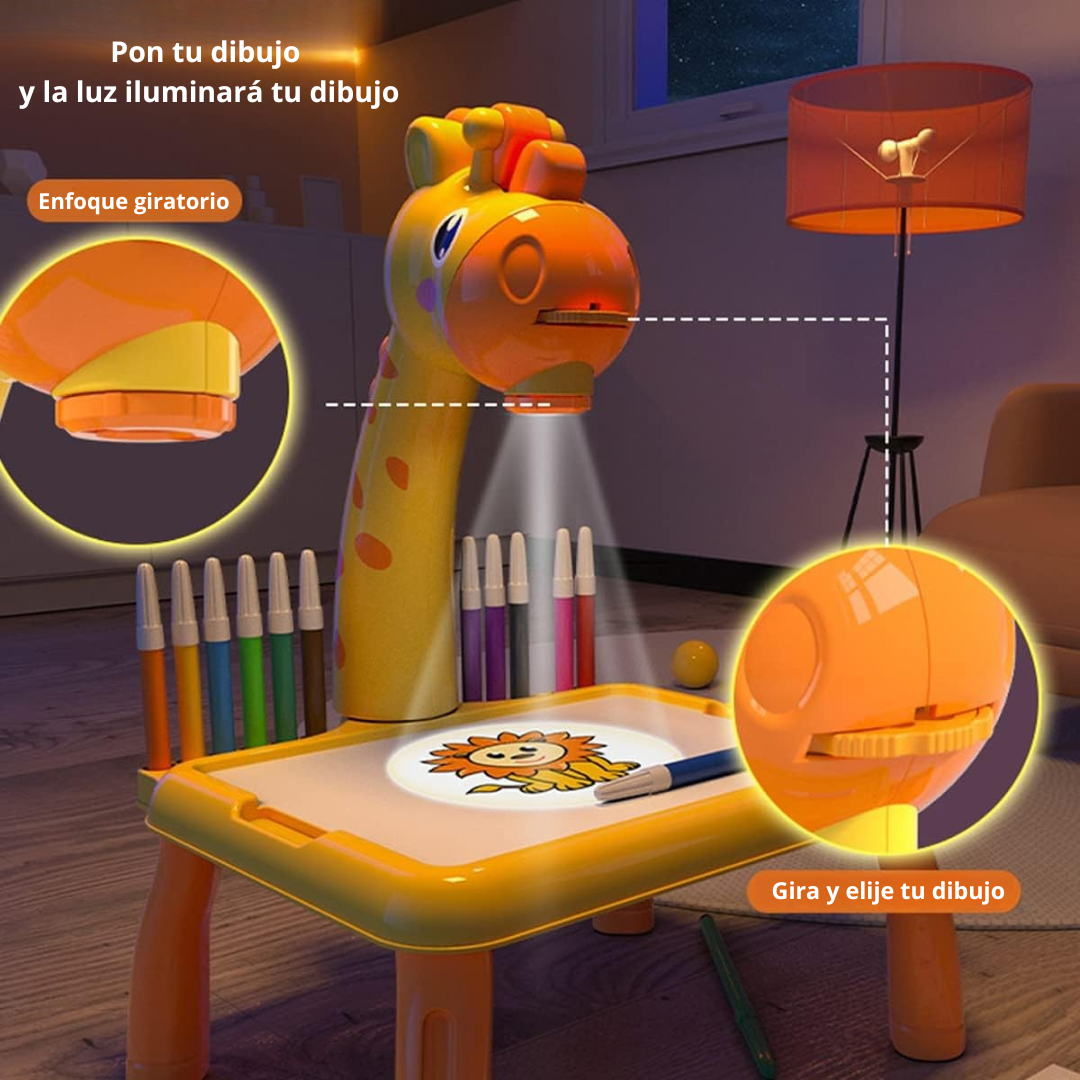Mini Escritorio de Aprendizaje para niños pato-amarillo