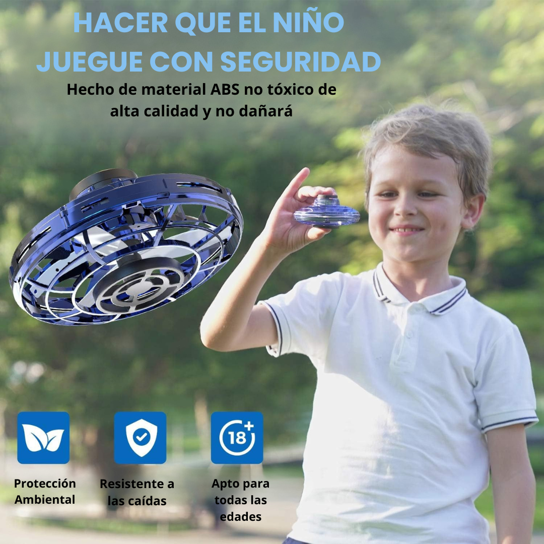 OVNI Volador con Luz Spinner