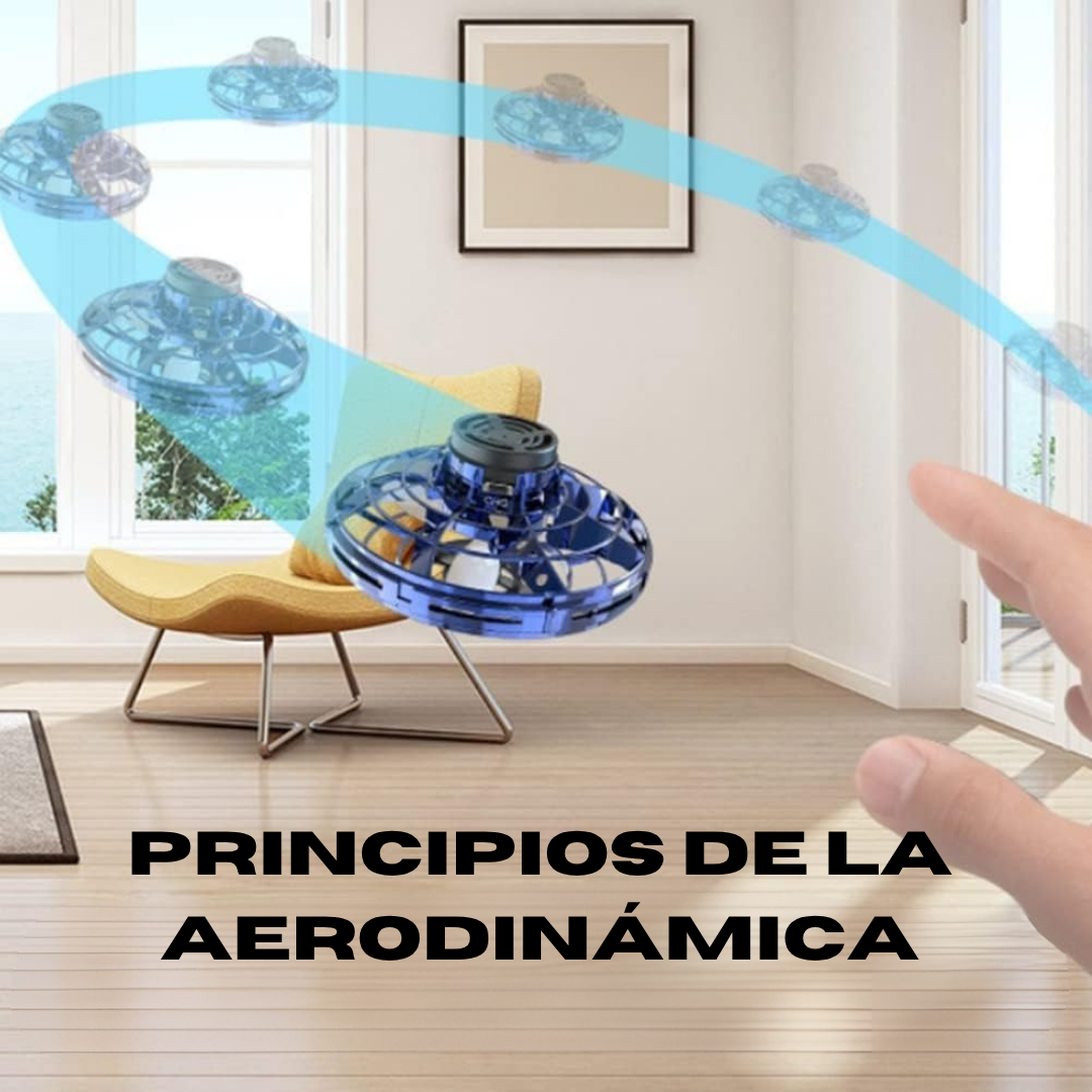 OVNI Volador con Luz Spinner