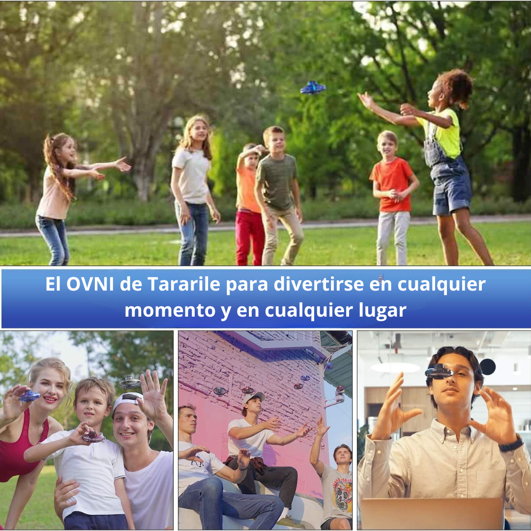 OVNI Volador con Luz Spinner