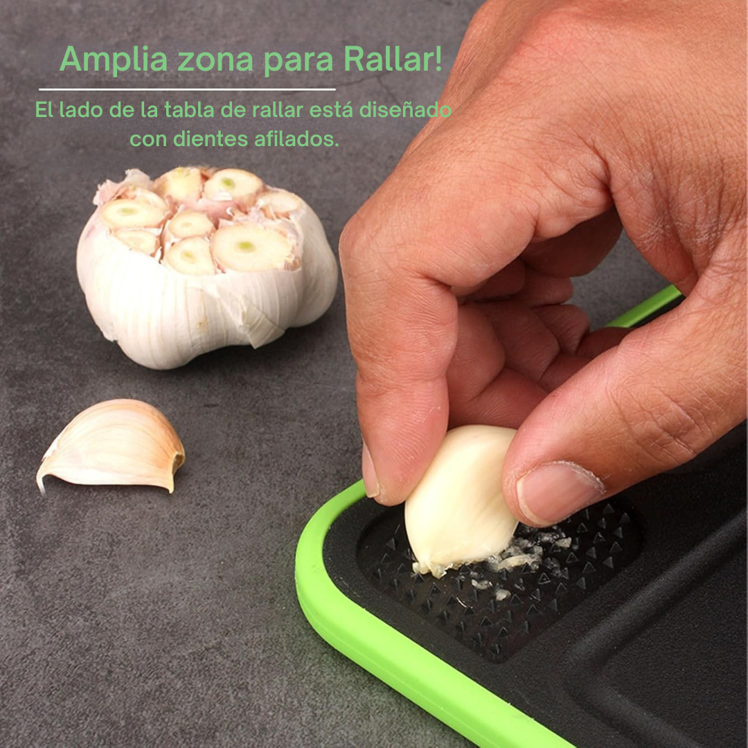 Tabla de cocina 4 en 1 | Corta, descongela, afila y ralla