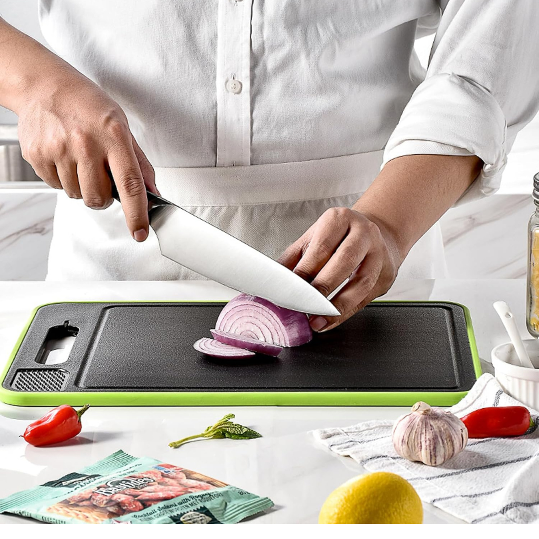 Tabla de cocina 4 en 1 | Corta, descongela, afila y ralla