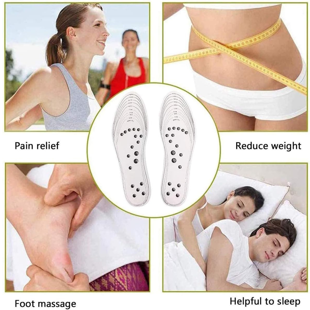 Plantillas de masaje magnético de acupresión unisex