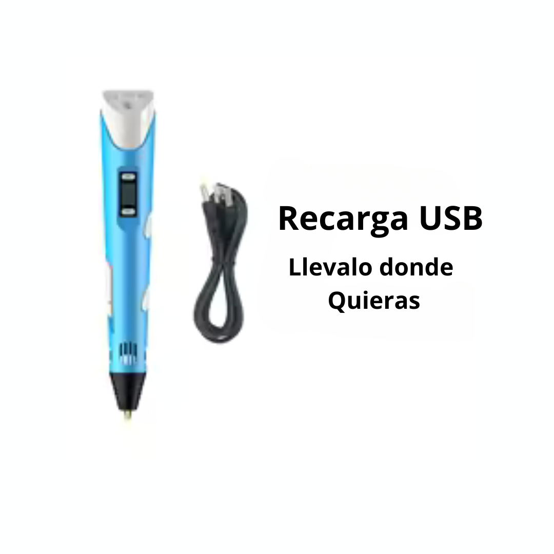 Bolígrafo Impresora 3d Pantalla Led