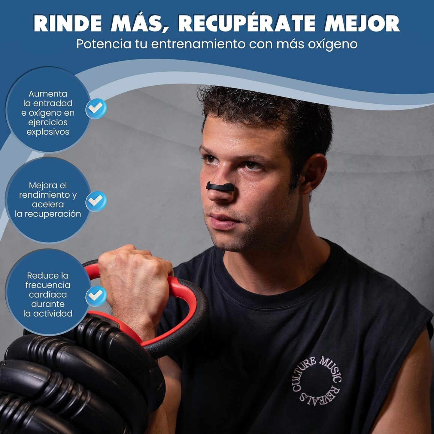 clearnoser® Tiras Nasales Magnéticas Premium – Mejora la Respiración y la Oxigenación, Antironquidos