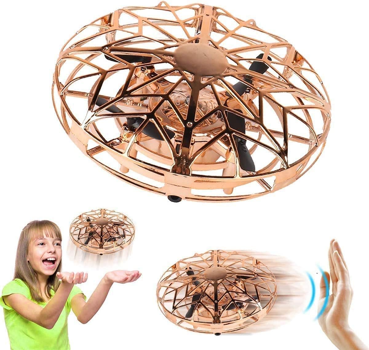 OVNI Volador con Luz Spinner