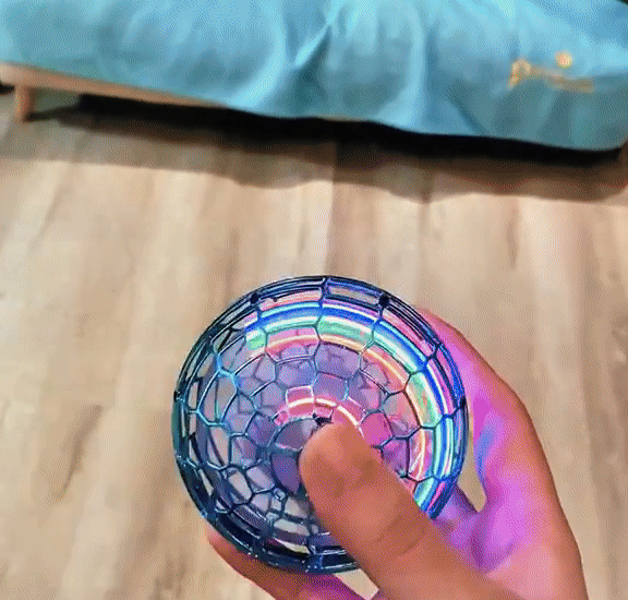 Dron bola voladora-control con la Mano