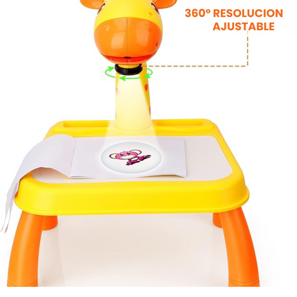 Mini Escritorio de Aprendizaje para niños pato-amarillo