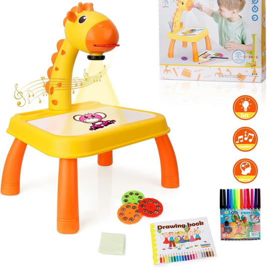 Mini Escritorio de Aprendizaje para niños pato-amarillo