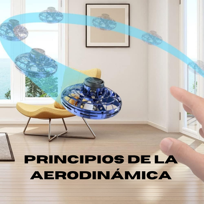 OVNI Volador con Luz Spinner