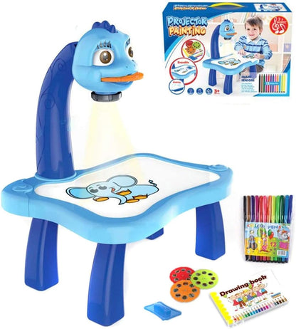 Mini Escritorio de Aprendizaje para niños pato-amarillo