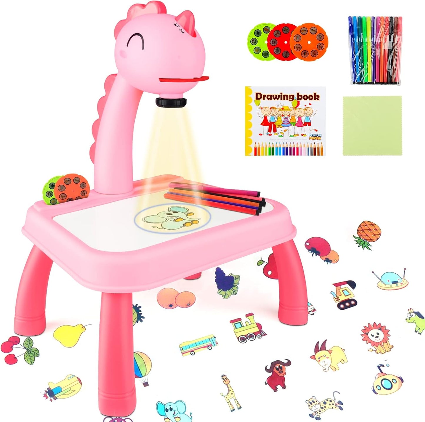 Mini Escritorio de Aprendizaje para niños pato-amarillo